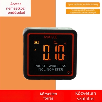 Bluetoothos mini elektronikus dőlésmérő digitális kijelzővel, goniómérő és szögmérő