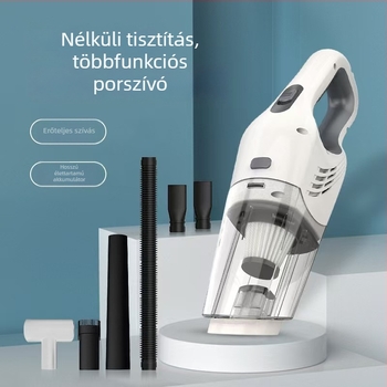 Kézben tartható autós porszívó, 7.4V, 70W, 6000Pa, 25 perc üzemidő