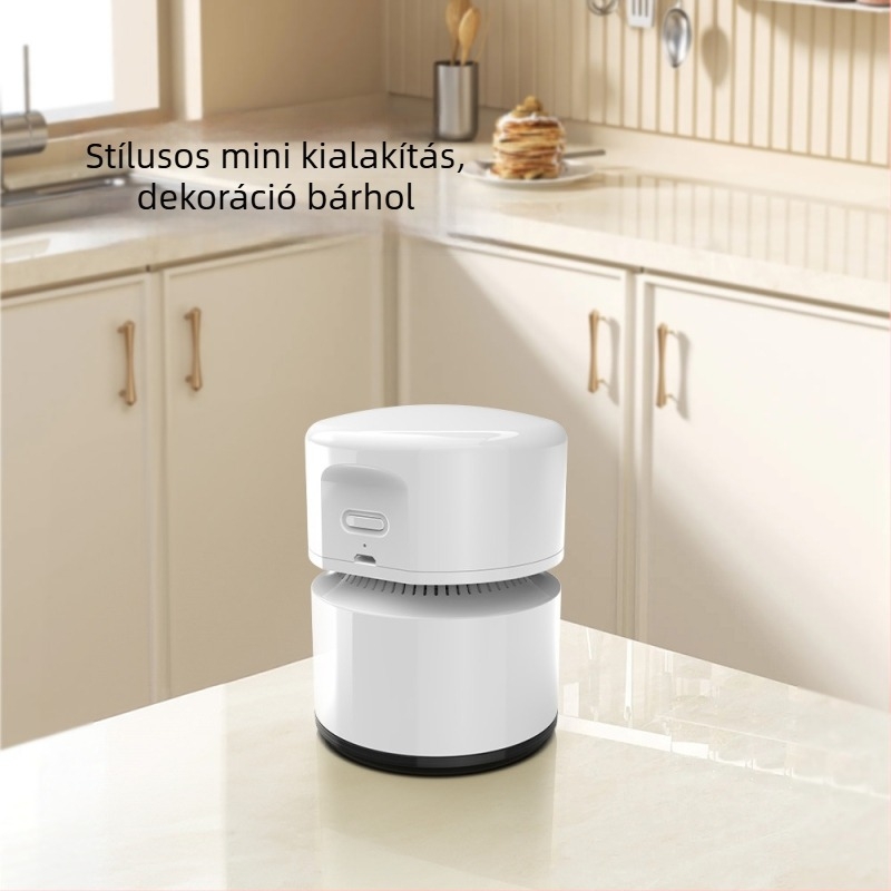Mini asztali vezeték nélküli porszívó, nedves-száraz tisztítás, 4W, feszültség ≤36V, szívóerő < 10 kPa