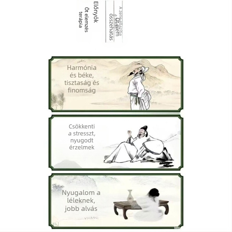 USB zenei lemez pentatonikus kínai hangszerekhez — piano, pipa, guzheng; kiváló minőségű tea-szoba háttérzene; autóba szerelhető; kijelző nélküli