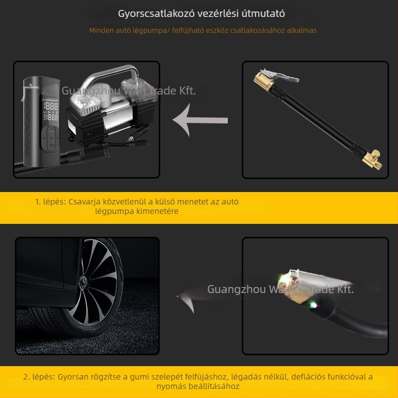 Réz anyagú levegőpumpa hosszabbítócsővel, egyhengeres, teljesítmény alatt 80W, áramlás 50 L/min, modell S-026