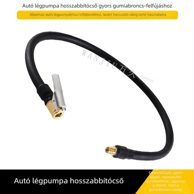 Réz anyagú levegőpumpa hosszabbítócsővel, egyhengeres, teljesítmény alatt 80W, áramlás 50 L/min, modell S-026