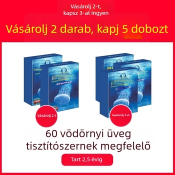 Autóüvegmosó efferveszcens tabletta, koncentrált olajfilm-eltávolító, minden évszak számára, 10 db, modell Yj-a2803-bhj-13t