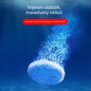 Autóüvegmosó efferveszcens tabletta, koncentrált olajfilm-eltávolító, minden évszak számára, 10 db, modell Yj-a2803-bhj-13t