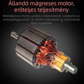 Többfunkciós felfújópumpa sült húsokhoz, baromfihoz és szarvasmarhához (240V, 220W, USB, Digitális kijelző, >2 hengerek)