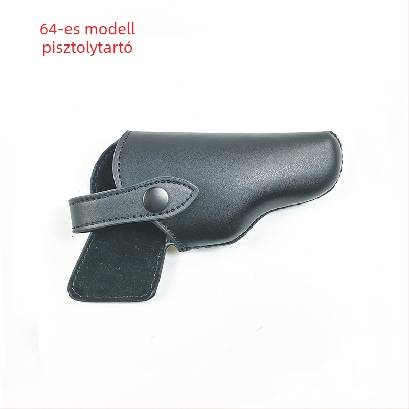 Deréktáji taktikai pisztolytok bőrből – rejtett gyors kioldás, másodlagos marhabőr, poliészter bélés, kültéri használatra