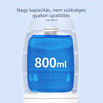 Fali habos szappanadagoló – kézi nyomás, ABS anyag, Rivo márka, modern minimalista stílus, nagy kapacitás