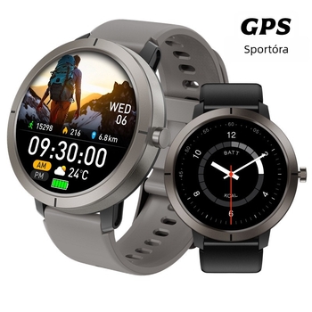 DM76 sportos okosóra pulzusmonitorral, vérnyomásméréssel, vér oxigén szinttel, edzéskövetéssel, 30 m vízállóság