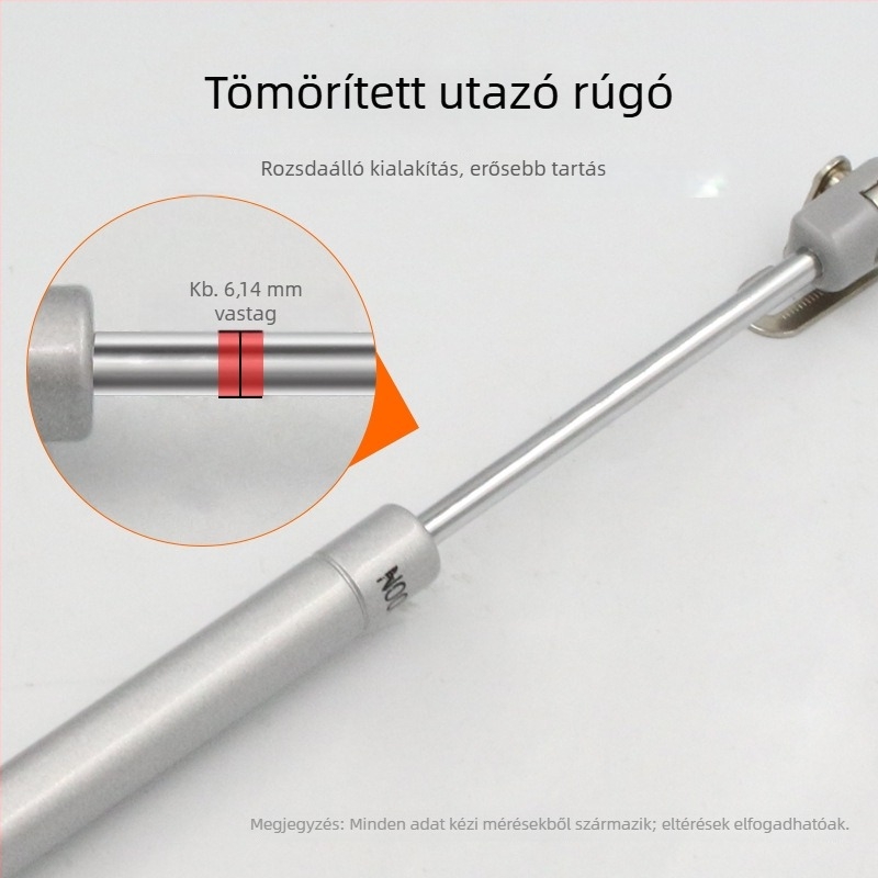 Gáztámasz bútorokhoz - Jin Aoding Modell 001, Anyag: cinkötvözet és műanyag, Stílus: modern minimalista