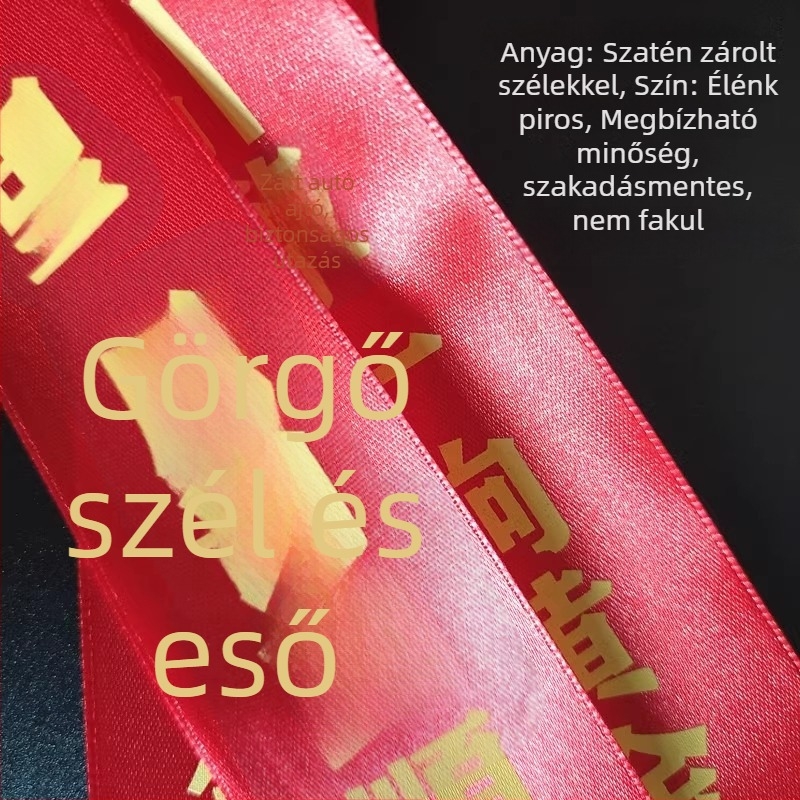 Autó tükrére kötött díszzsinór (autó dekoráció; ajándék kész; nem importált)