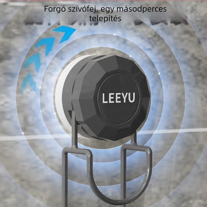 Szívó kupás mosdó-tartó, összecsukható, teherbírás 5 kg, elektroplattolt felület, modell YM-0065