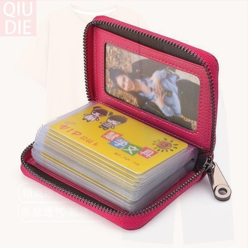 PU bőr kártyatartó szarvasmarha bőr belsővel, uniszex dizájn, egyszínű, kompakt, 2024 tavaszi kiadás