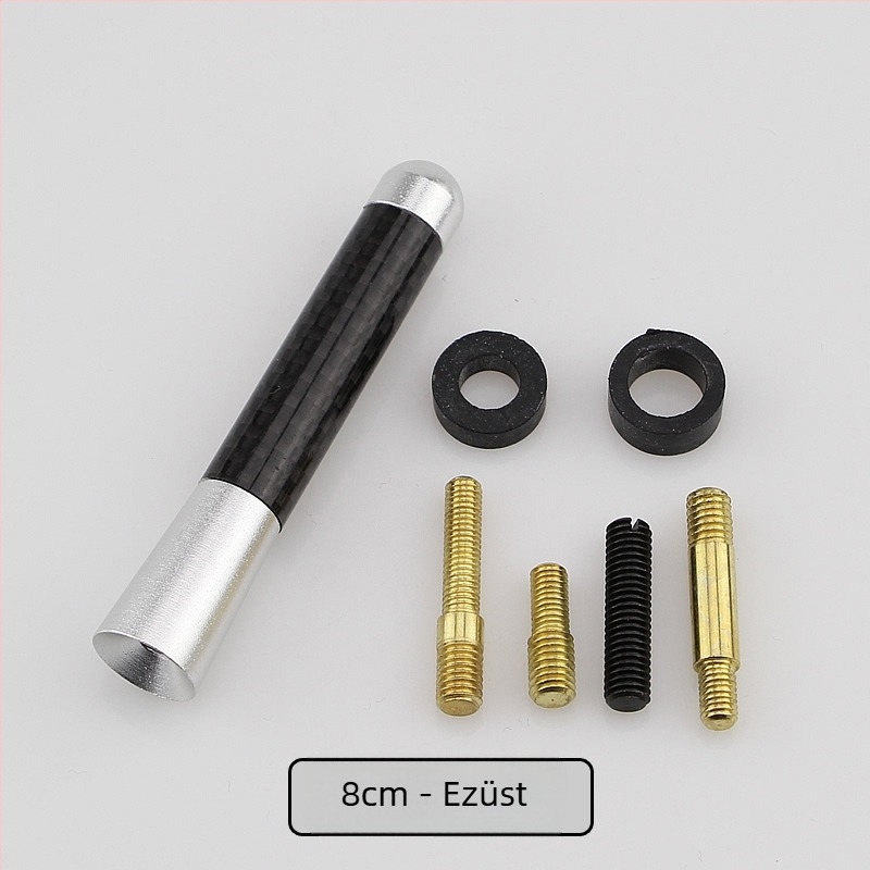 Autókarbonszálas antenna | Beszerelés: menet; Súly: 42 g; Márka: MS; Élettartam: 1000