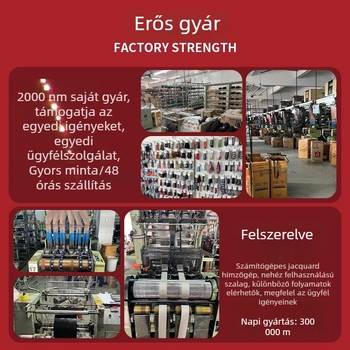 Csúszásmentes, megerősített webbing, tartós kiegészítő pánt övekhez, táskákhoz, tote-okhoz és háziállat-pórázokhoz