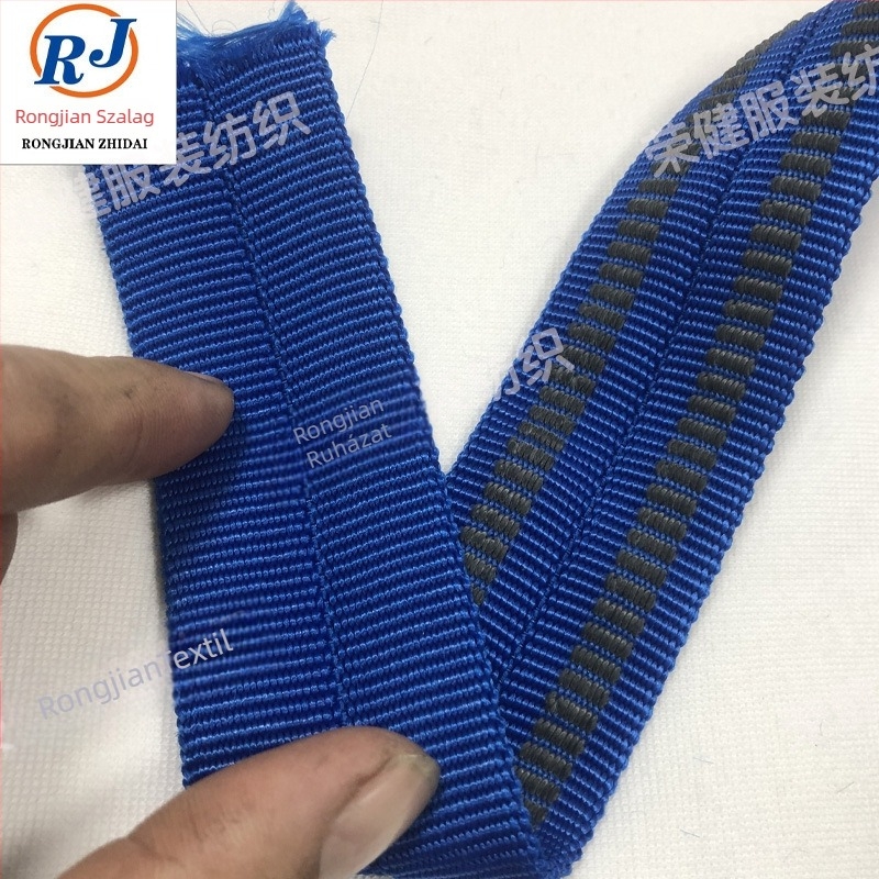 Csúszásmentes, megerősített webbing, tartós kiegészítő pánt övekhez, táskákhoz, tote-okhoz és háziállat-pórázokhoz