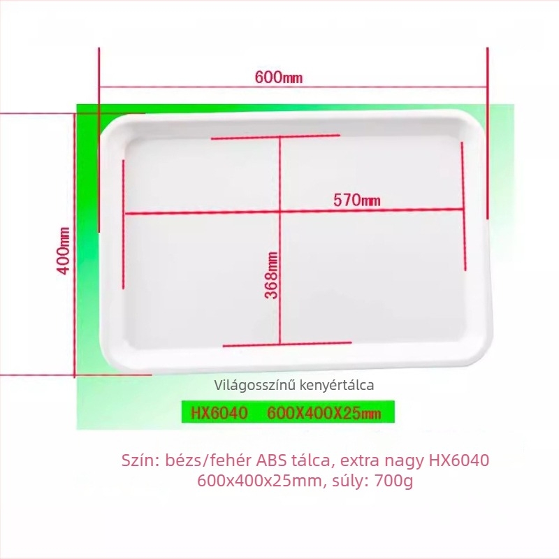 Műanyag kenyér- és tortakiállító tál pékség előtti kiállításhoz (Eredet: Guangdong; Fő értékesítési terület: Egyéb)