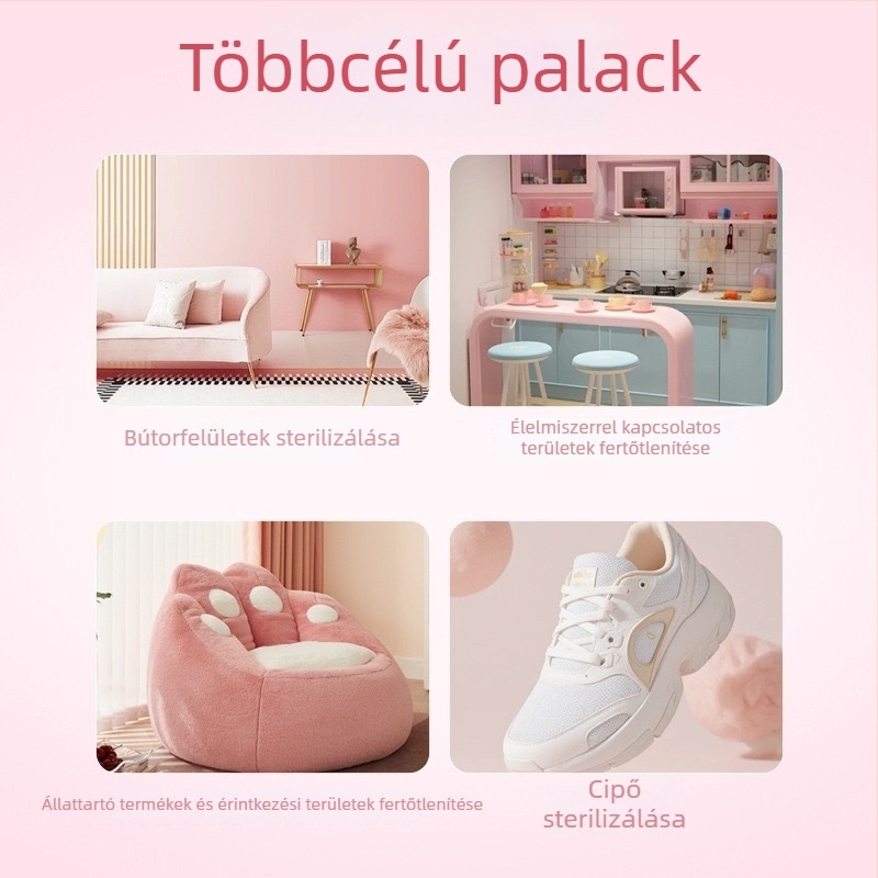 Mindenfelhasználású természetes fertőtlenítő felülettisztító – 500 ml folyadék, biztonságos folteltávolítás, konyhára, fürdőszobára és autó tisztítására