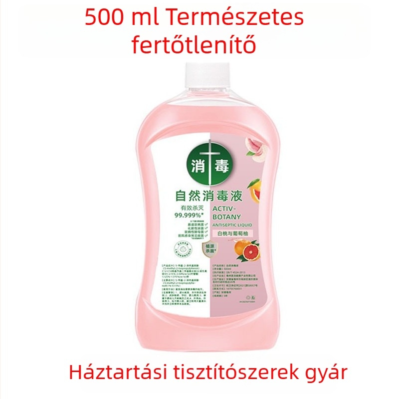 Mindenfelhasználású természetes fertőtlenítő felülettisztító – 500 ml folyadék, biztonságos folteltávolítás, konyhára, fürdőszobára és autó tisztítására