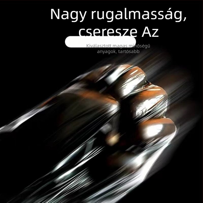 HDPE szemeteszsákok perforált tekercsben, vastagított kivitel, lapos szájú típus, 100 darabos csomag