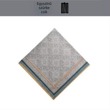 100% pamut jacquard zsebkendő, logó nélküli, 20 g, bőrbarát, izzadságot felszívó