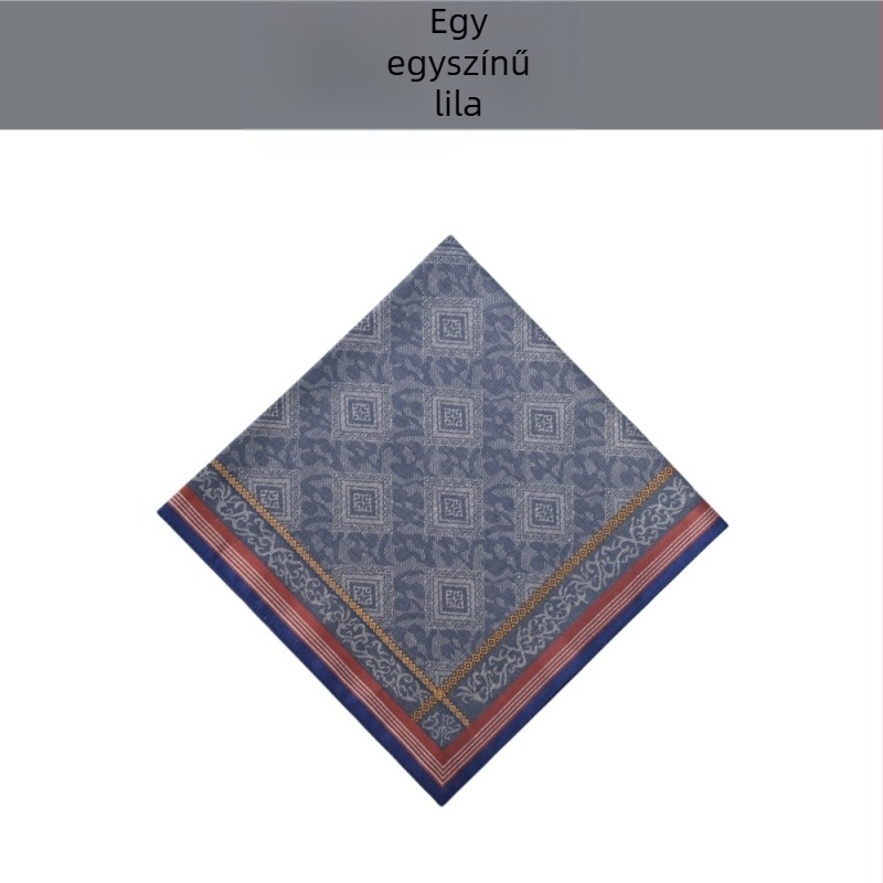 100% pamut jacquard zsebkendő, logó nélküli, 20 g, bőrbarát, izzadságot felszívó