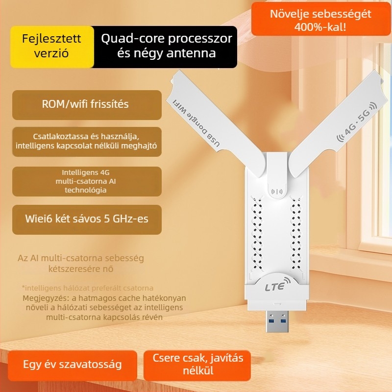 Zhilian Flying Wing hordozható vezeték nélküli router – 150 Mbps, Dual-Band 2,4/5 GHz, 4G All-Netcom, 802.11n/g, SIM-mentes
