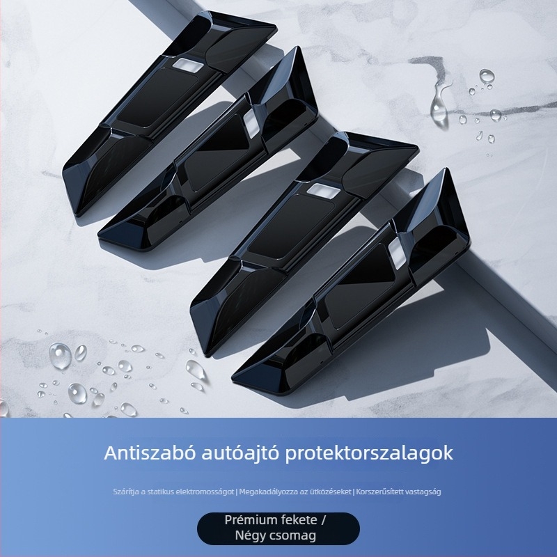 Ütközésvédő autótest/ajtó védőcsík | Antisztatikus, karcolás elleni védelem | Anyag: folyékony puha ragasztó + PVC | Modell: Antisztatikus ajtóvédő csík | Univerzális kompatibilitás