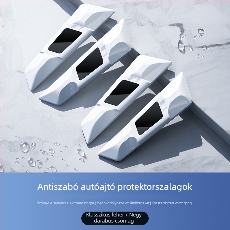 Ütközésvédő autótest/ajtó védőcsík | Antisztatikus, karcolás elleni védelem | Anyag: folyékony puha ragasztó + PVC | Modell: Antisztatikus ajtóvédő csík | Univerzális kompatibilitás