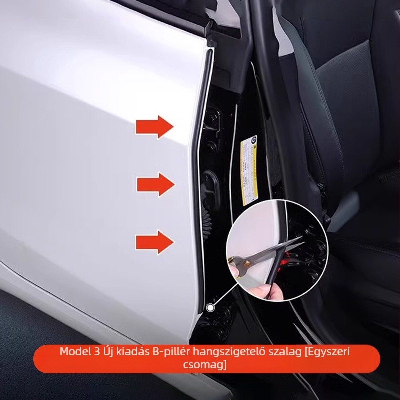 YZ hangszigetelő tömítés a B-pillérhez, Tesla-kompatibilis