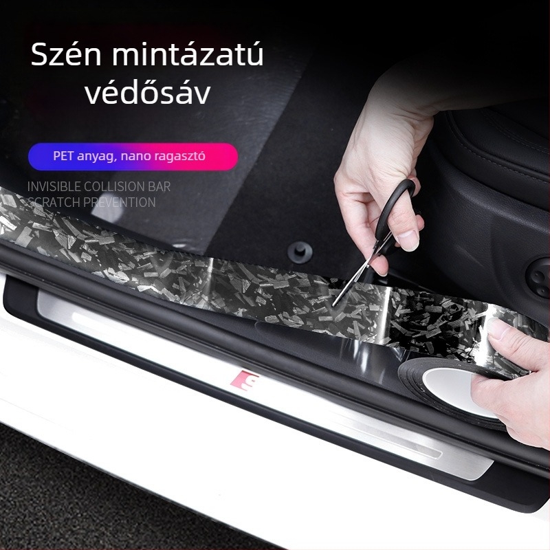 Bo haisheng Autó ajtó küszöb szalag kovácsolt mintával, önragasztó védőfólia, univerzális