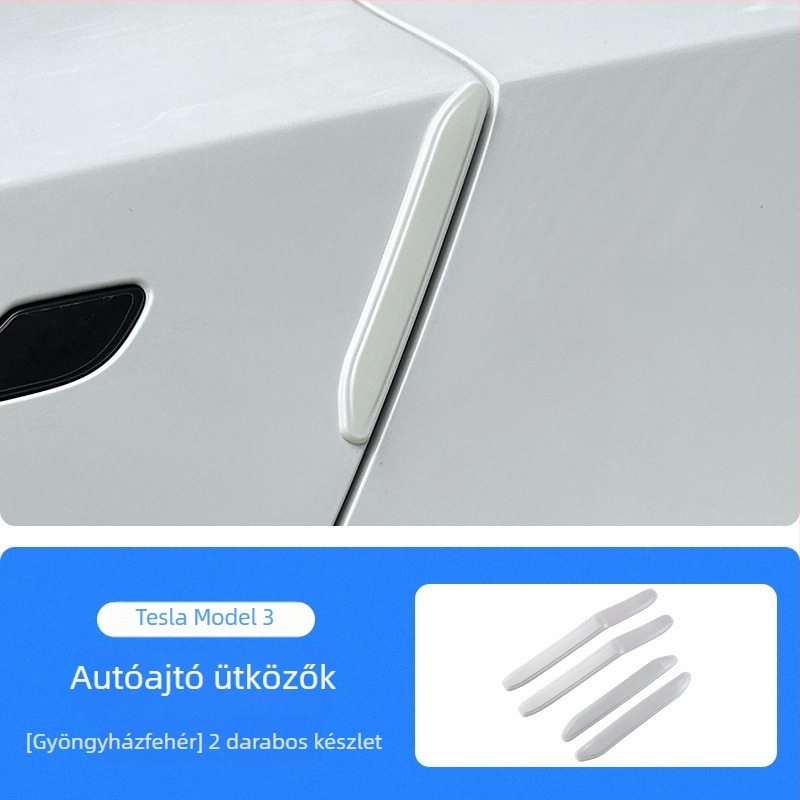 Tesla Model 3 ajtóvédő szalag – eredeti színben, karcolás elleni védelem