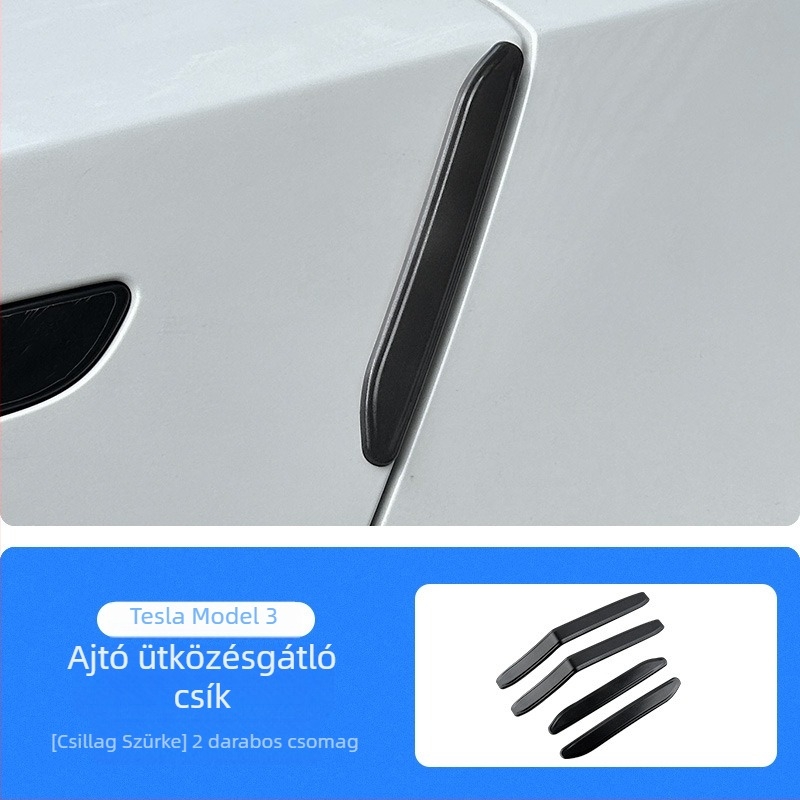 Tesla Model 3 ajtóvédő szalag – eredeti színben, karcolás elleni védelem