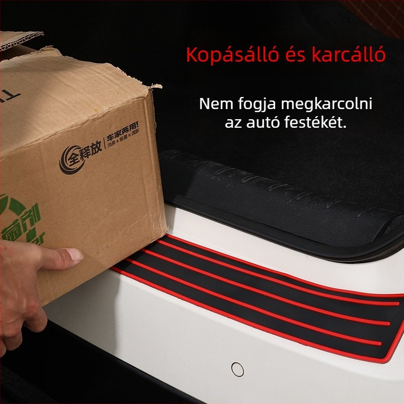 Csomagtartóvédő csík, PVC, KANATE, modell 30, testreszabható feldolgozás