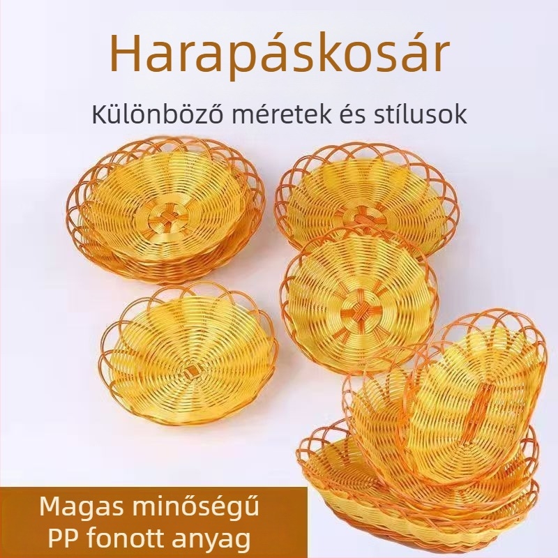Műanyag gyümölcstál, kínai stílus, egyszerű dizájn, prémium minőség, márka Ding chang