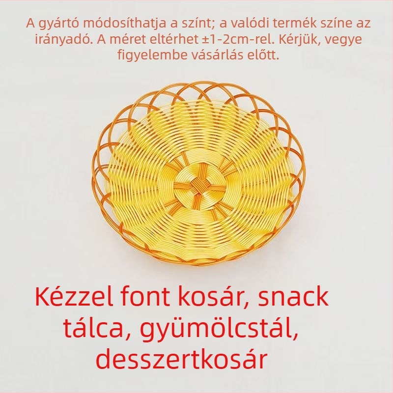 Műanyag gyümölcstál, kínai stílus, egyszerű dizájn, prémium minőség, márka Ding chang