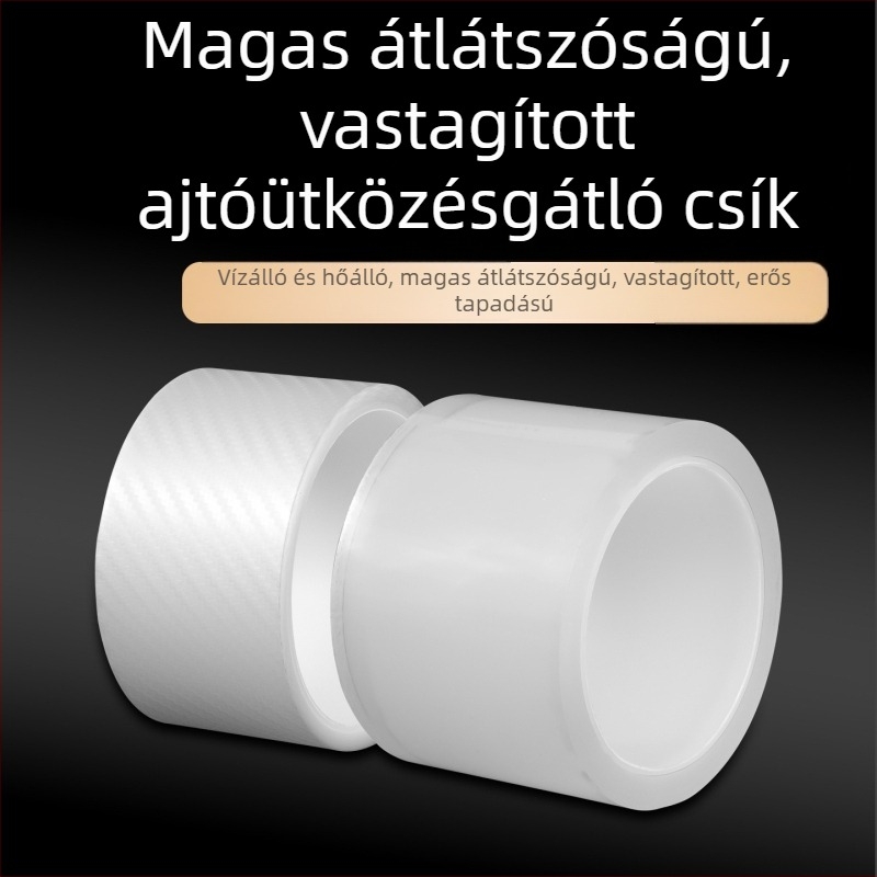 Átlátszó PVC ajtó küszöb védő autóhoz – csúszásmentes, univerzális illeszkedés, csomagtartó védőcsík