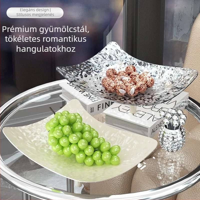 Gyümölcs tál Hua yixuan, PP anyag, könnyű luxus stílus, súly 95 g