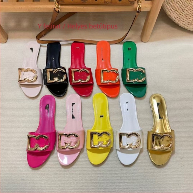 Női D-buckle lapos szandál, felsőrész műbőr, talp gumi, gyors száradás és lélegző, 2025 tavasz