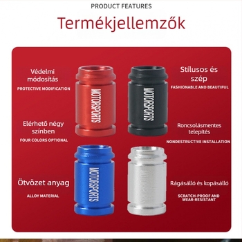 Tömítés nélküli szelepcsap, alumínium, nagy belső üregű mag, olasz menet