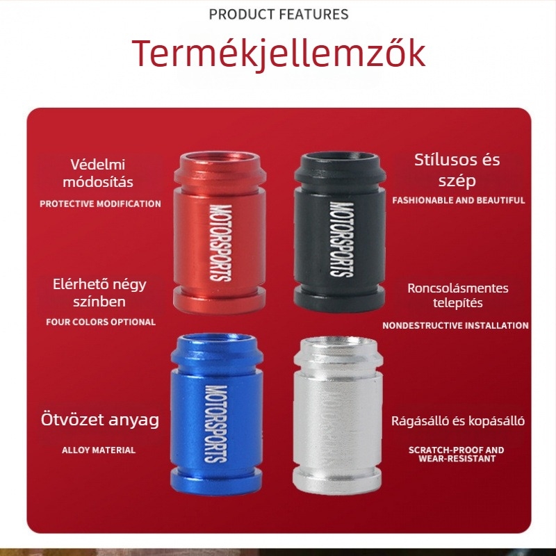 Tömítés nélküli szelepcsap, alumínium, nagy belső üregű mag, olasz menet