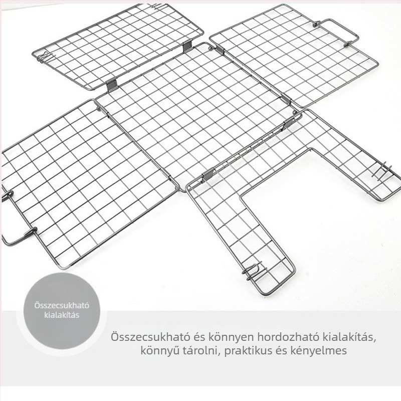 Kovácsoltvas gyümölcs- és zöldségtároló kosár, multifunkcionális, összecsukható bambusz tárolókosárral, minimalist stílusban