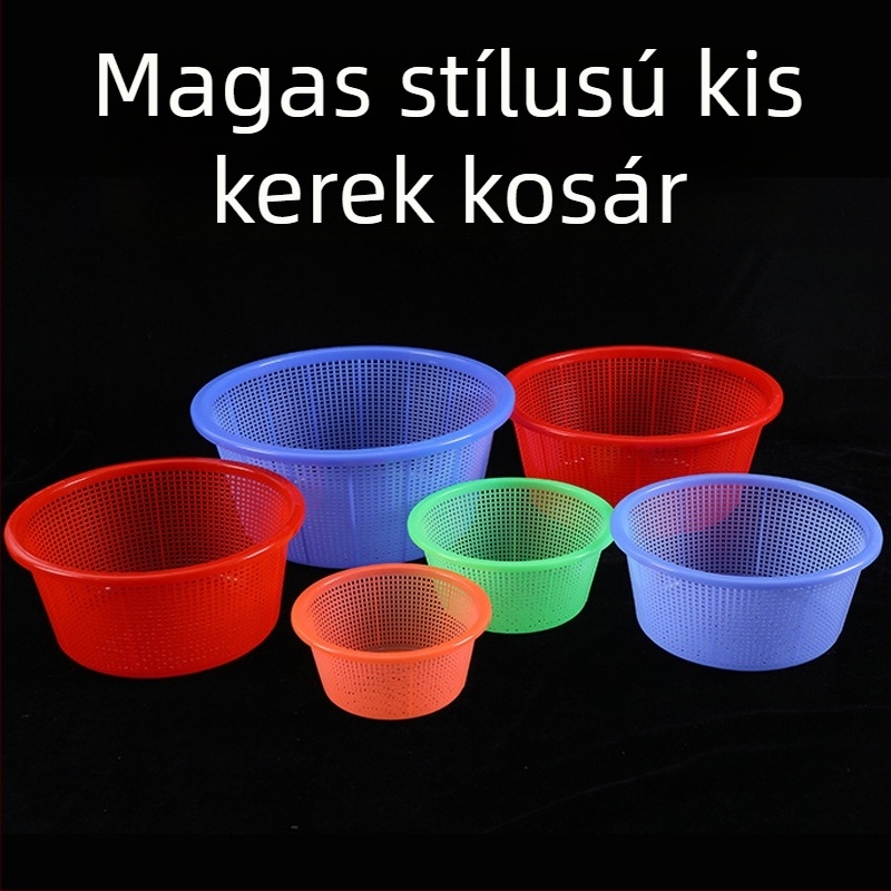 Műanyag zöldségek és gyümölcsök kosara, modell 1101, PP anyag, Devich Márka