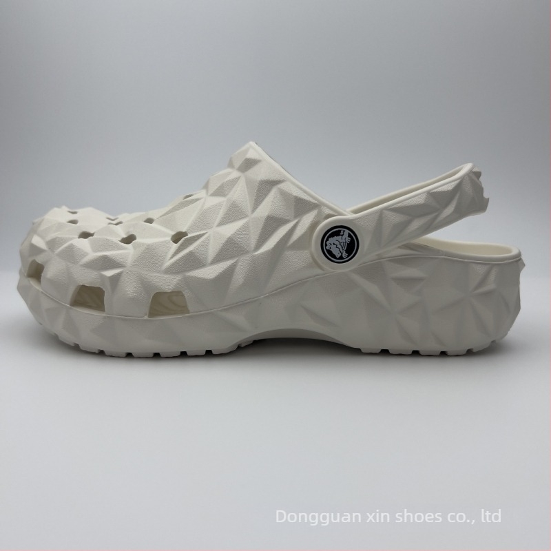 Férfi EVA szandálok, légáteresztőek, vízállóak, csúszásmentes talppal, injektálással formázott talp, EVA felsőrész, 1–3 cm sarka, Leisure Crocs stílus