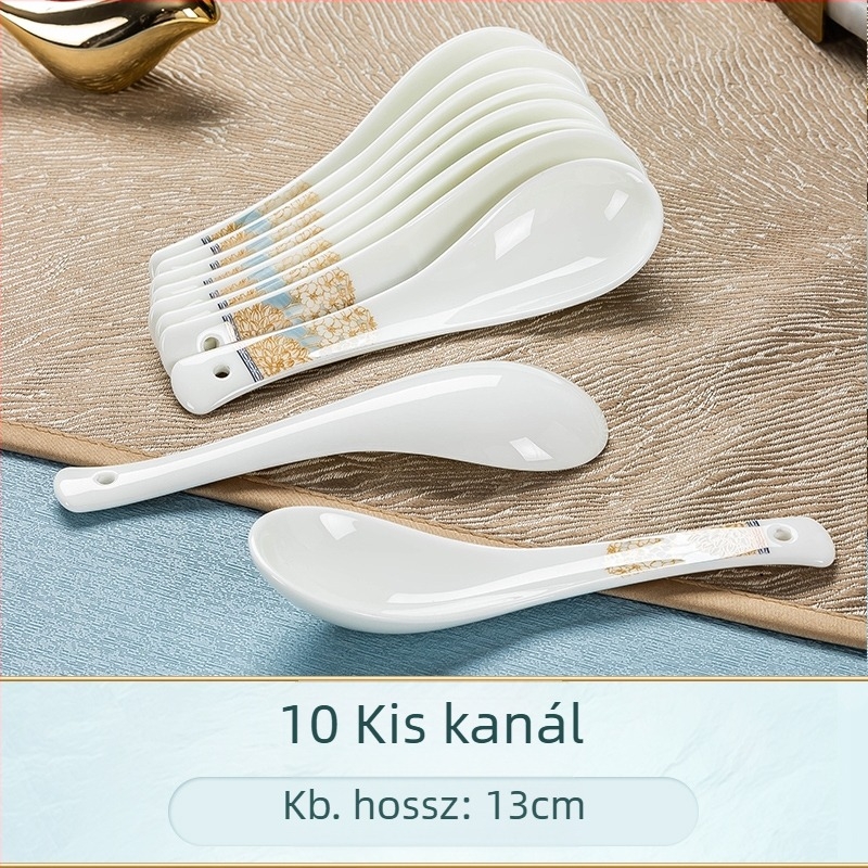 Kerámiás kanál, minimalista stílus, mintázat 69850, kód F989t79jj589j8, polírozás Ma lun guang