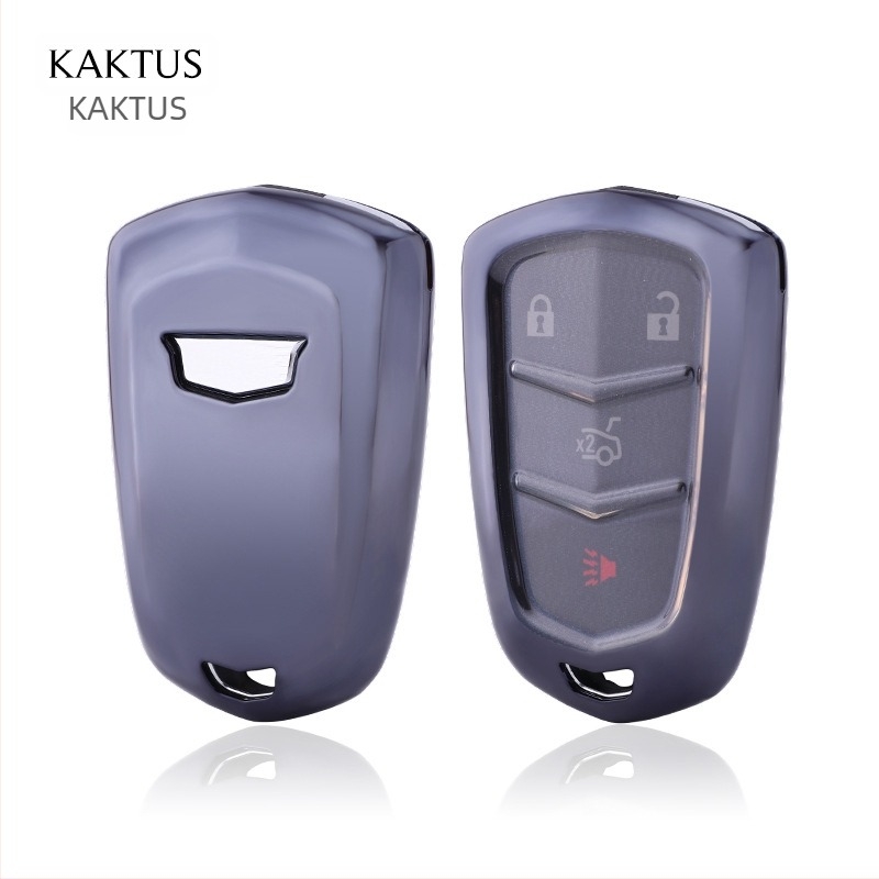 Cadillac TPU kulcsfob tok, puha gumi védőburkolat, mindent egyben dizájn