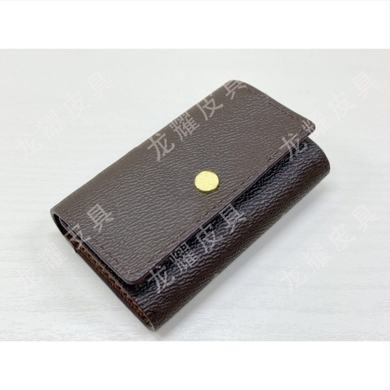 Uniszex PU bőrtáska kulcsokhoz, betűs minta, bélés nélküli, 2022 tavaszán debütált