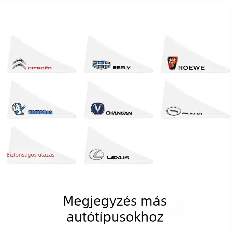 Universális ajtó sarokvédő autóhoz, karcolás elleni védelem, PVC