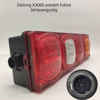 Shaanxi Delong X3000 hátsó LED lámpa — 24V, 10W, 50 000 órás élettartam