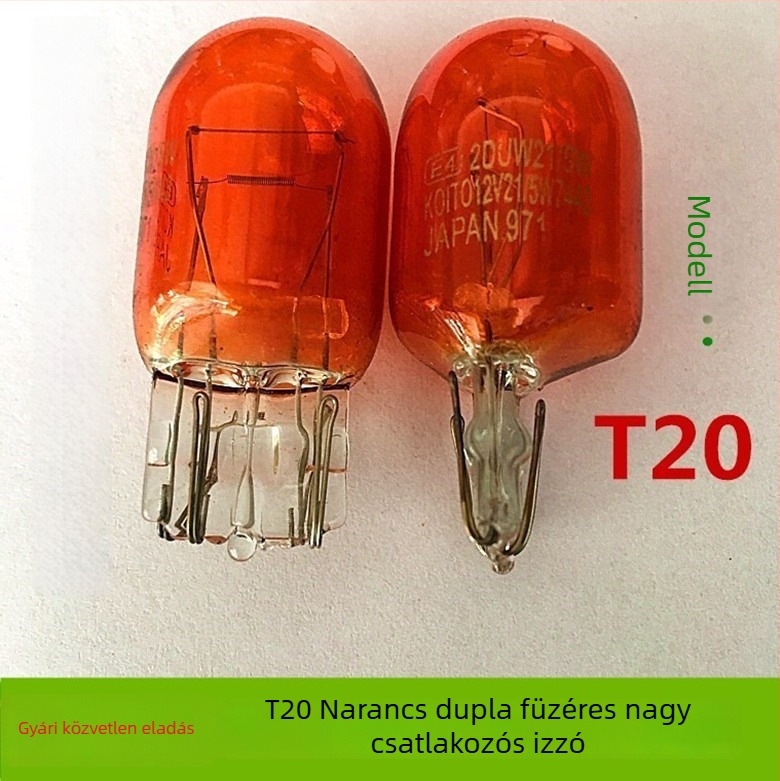 Autó féklámpa T20, halogén, 12V, 21W, modellek 1881/7440 és 1891/7443