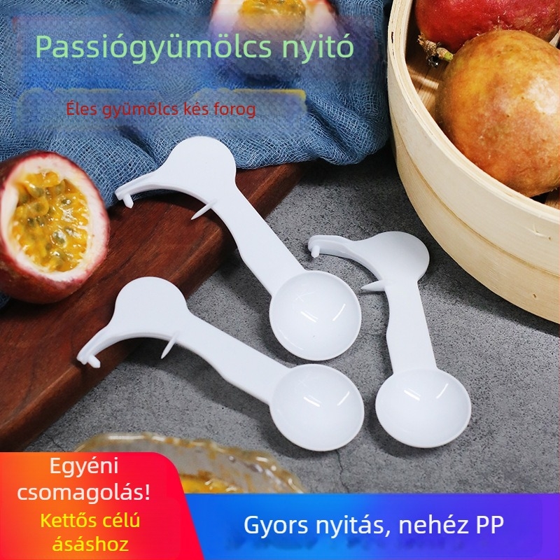 Egyszer használatos marakuja nyitókanál, műanyag, felnőtteknek, Új kínai stílus, vízcsiszolt felület
